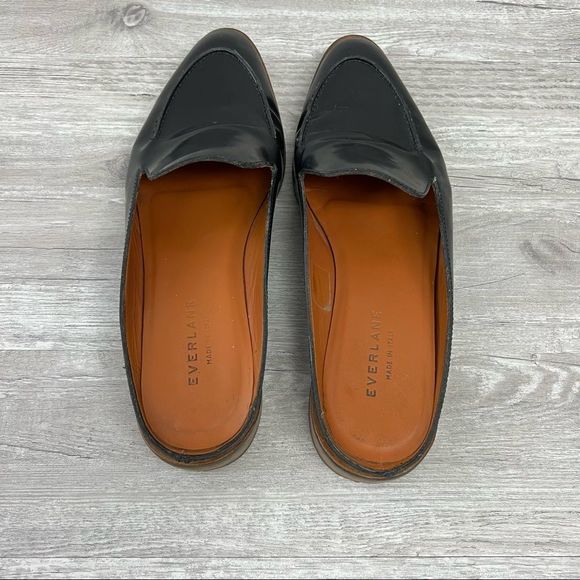 Everlane Womens The Modern Loafer Mule Black Sz 7.5 - Picture 6 of 8